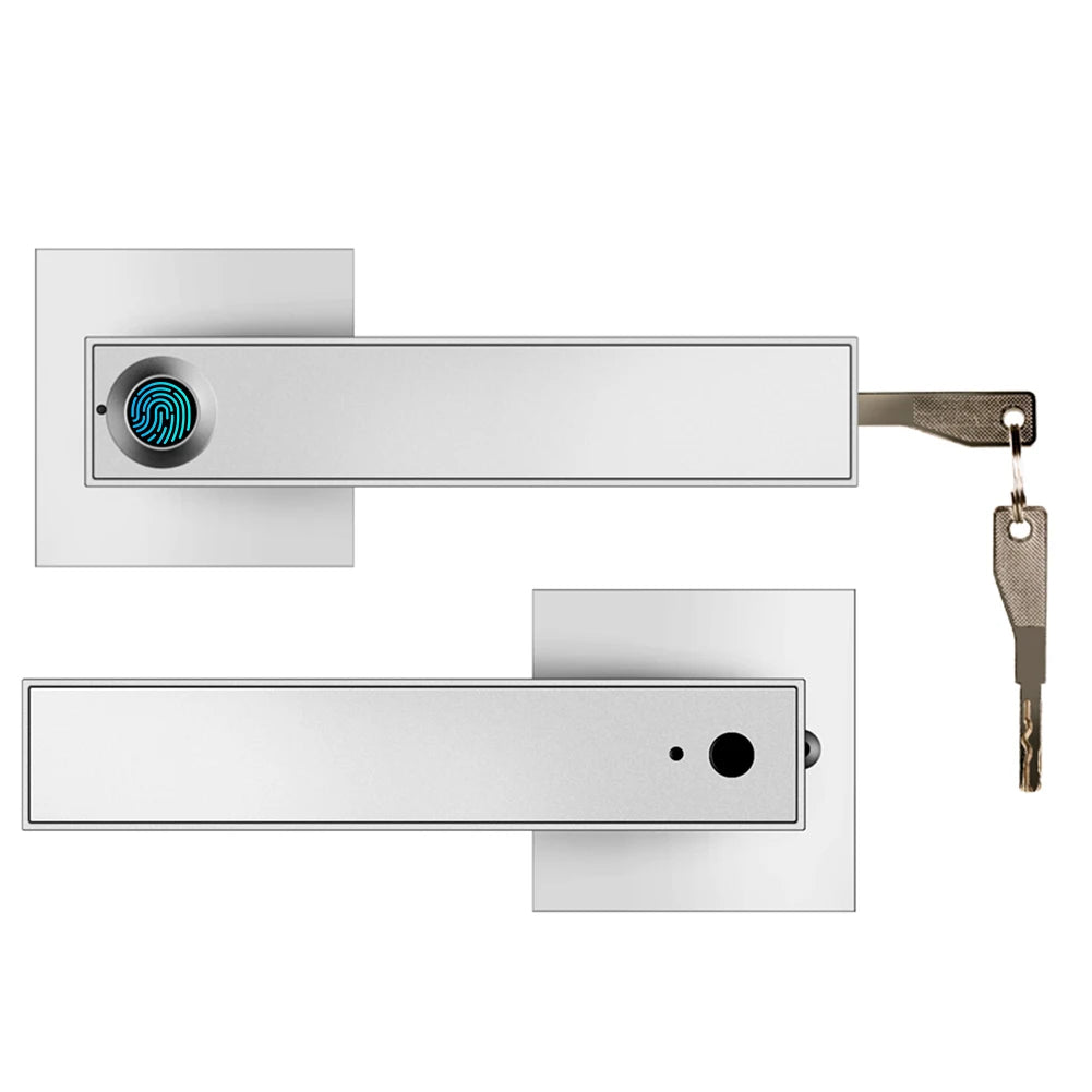Digital Door Lock Biometric Fingerprint Lock Smart Home Anti Peeping TTLOCK APP Control Type-C Charging Intelligent Door Lock