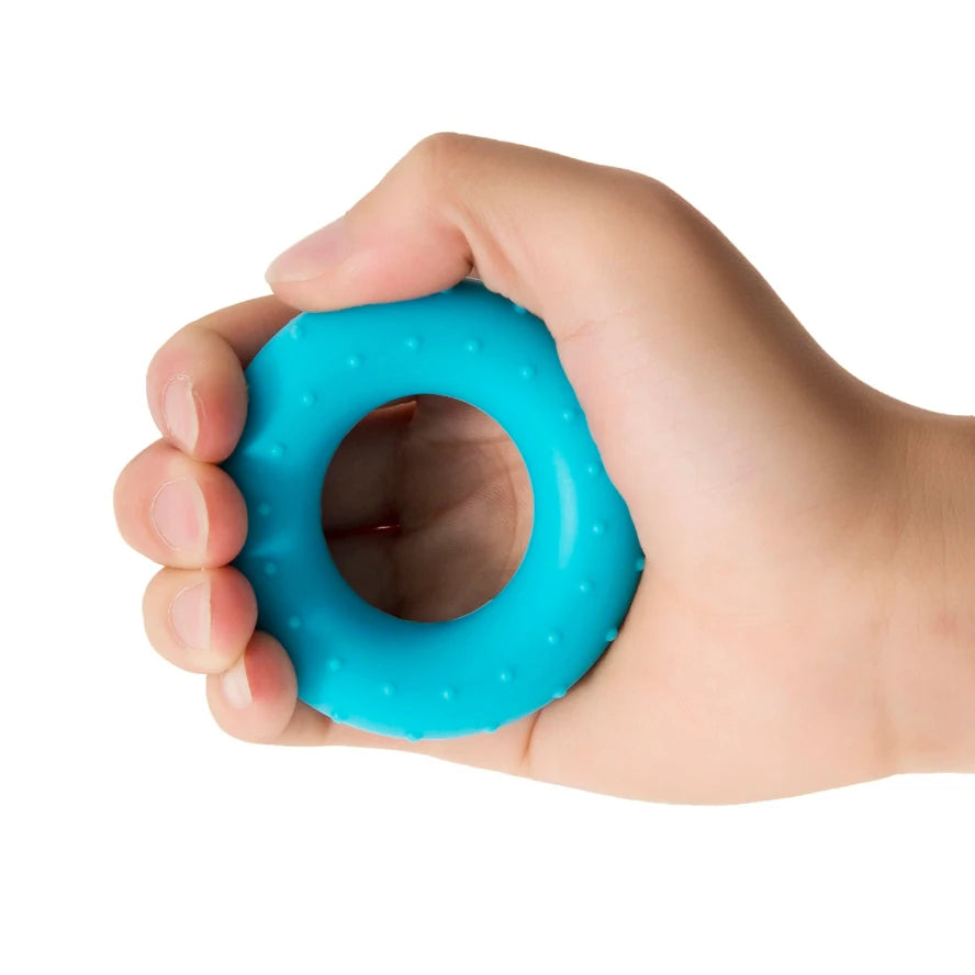 1set Finger Strengthener- Finger Exerciser for Forearm- Hand Grip Workout Equipment for Musician, Rock Climbing and Therapy Blue